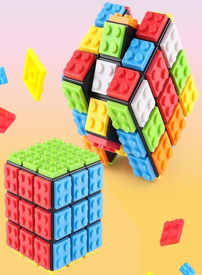 ZhildChen 3x3 Speed Cube Black 3x3x3 Magic Speed Cube Puzzles Sturdy and Smooth Speed Cubes Puzzles Toy Montessori STEM Educational Toys Gift for Kids and Adults - Image 5